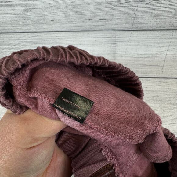 POL Women's Purple Mauve Pull On Ombre Faded Wide Leg Shorts Size Medium - Picture 7 of 7